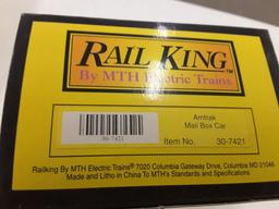 Nib Rail King Amtrak Mailbox Car Item #30-7421