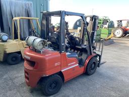 2021 UNICARRIERS LP FORKLIFT, 6000LB CAPACITY,  HYDRAULIC ADJUSTABLE FORKS, 48'' FORKS, PNEUMATIC TI