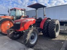 MASSEY FERGUSON 3635 TRACTOR, 4WD, 3PT, PTO, 2-REMOTES, 5 FRONT WEIGHTS, 16.9R30 REAR DUAL, 11.2R24