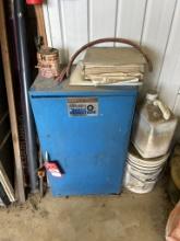 METAL CABINET, INCLUDES CONTENTS