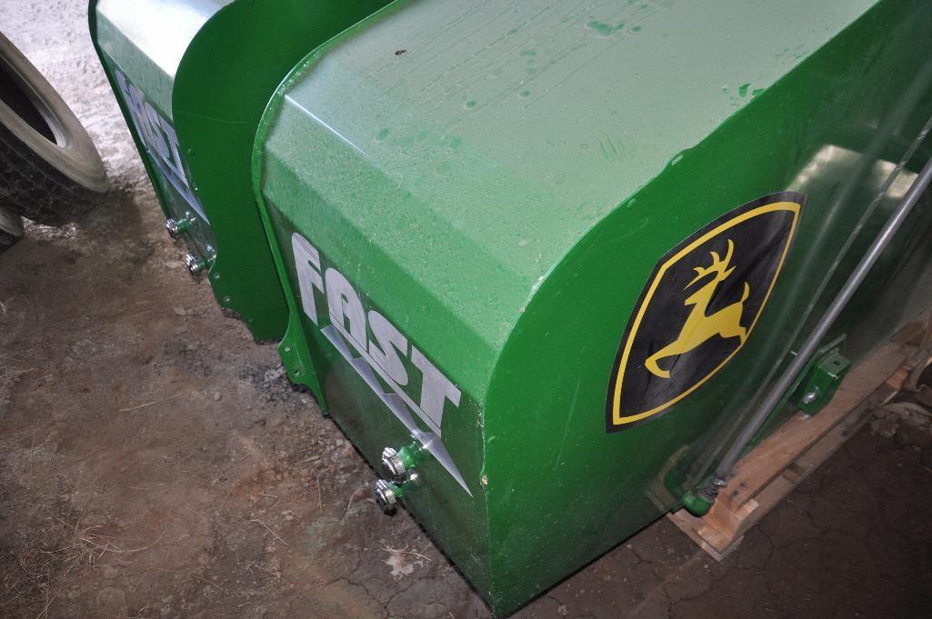 Fast 1,000 gal SS inboard saddle tanks for JD 8RT tractor