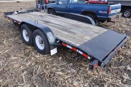 '03 Maclander 18' bumper hitch flatbed trailer