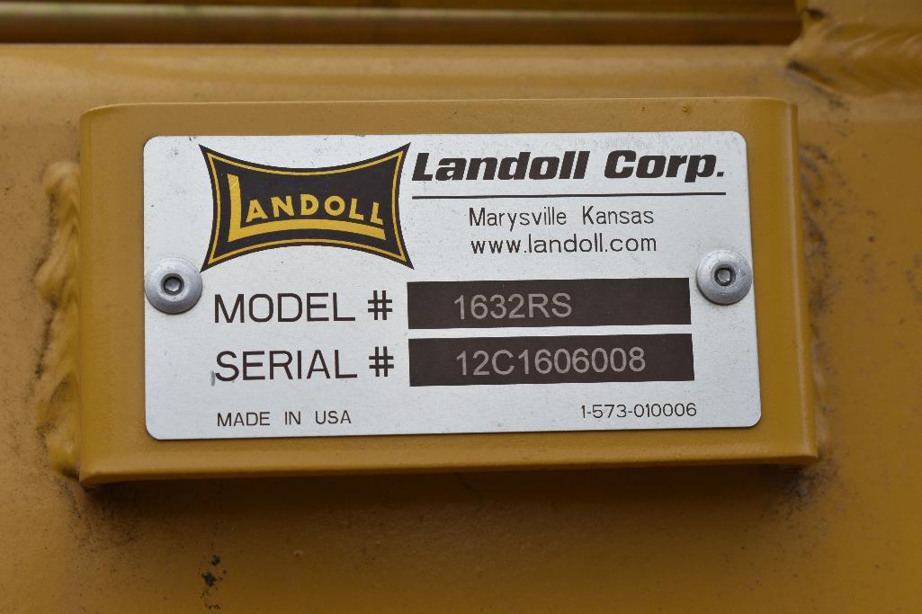 Landoll Icon 1632RS 16' pull-type blade