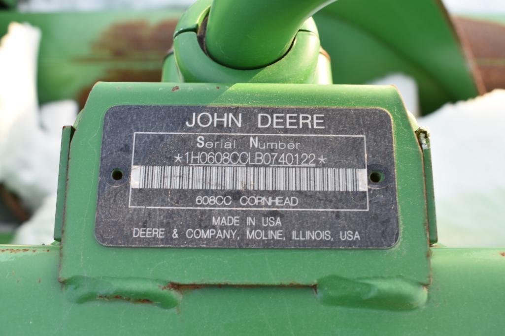 2011 John Deere 608C 8 row 30" StalkMaster chopping corn head