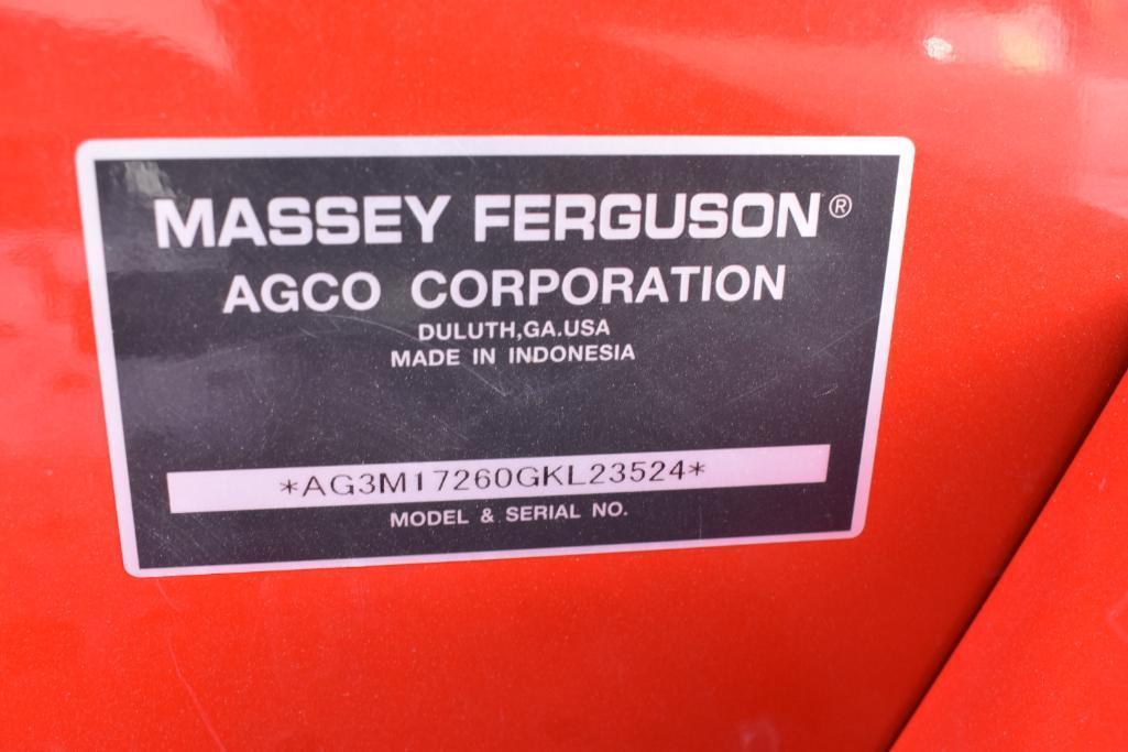 2016 Massey Ferguson 1726E