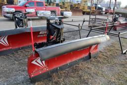 Western Wideout Ultra Finish 8'-10' adjustable front mount snow plow