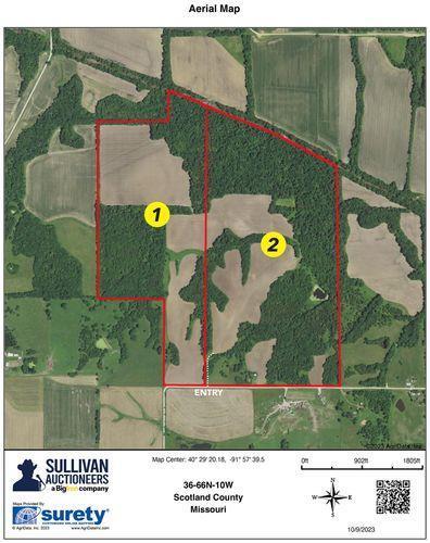 Tract 1 - 119.5 surveyed acres