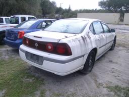 2-05116 (Cars-Sedan 4D)  Seller:Florida State APD 2003 CHEV IMPALA