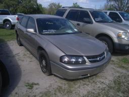 3-05124 (Cars-Sedan 4D)  Seller: Florida State BPR 2002 CHEV IMPALA