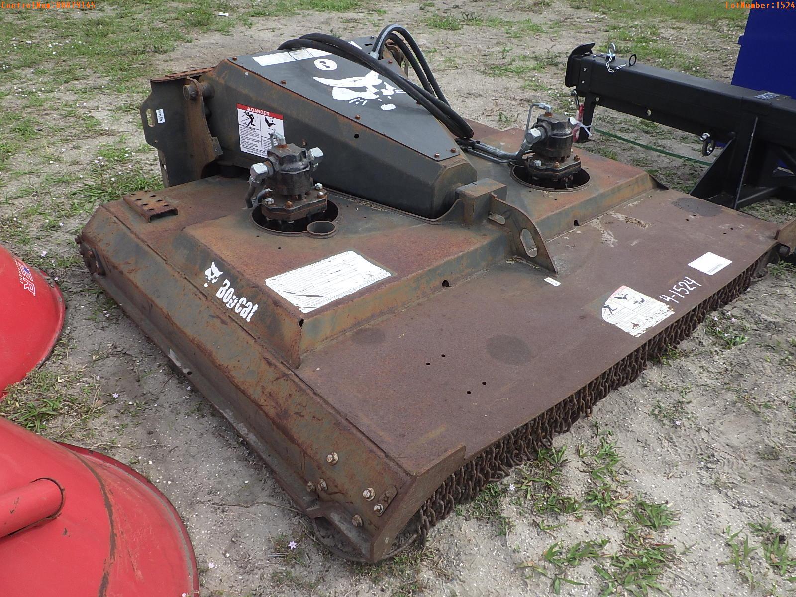 4-01524 (Equip.-Mower)  Seller:Private/Dealer BOBCAT 72 INCH QUICK CONNECT ROTAR