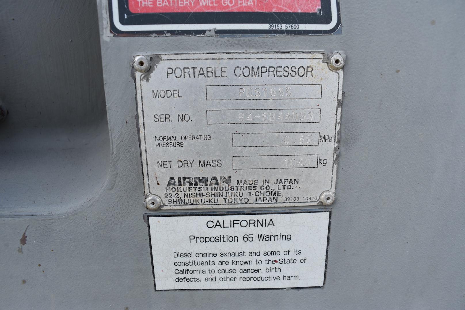 Airman PDS1853 185FCM Air Compressor
