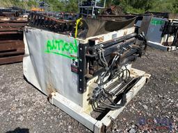 2018 Curotto Can Slammin Eagle 4cu Yard Automated Front Load Garbage Collector