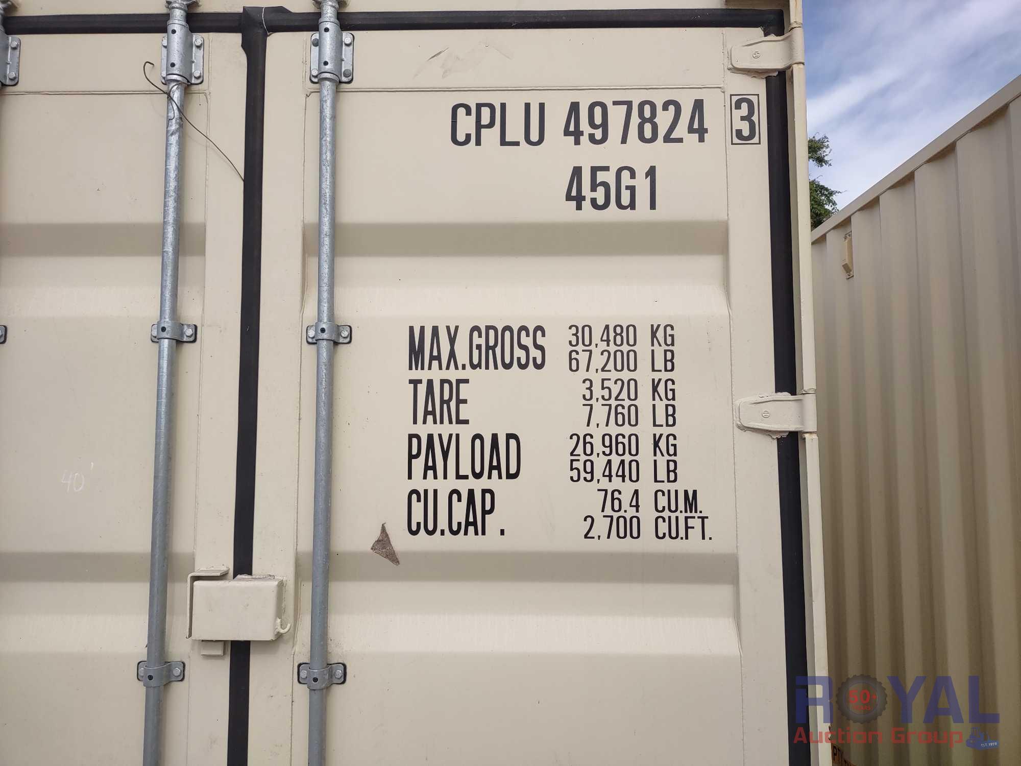 40ft One Time Use Shipping Container