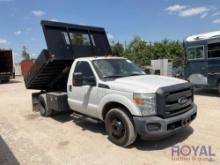 2016 Ford F350 9ft Flatbed Dump Truck