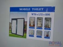 70in.x 72in. x95in. Portable Single Stall Bathroom w/ Shower