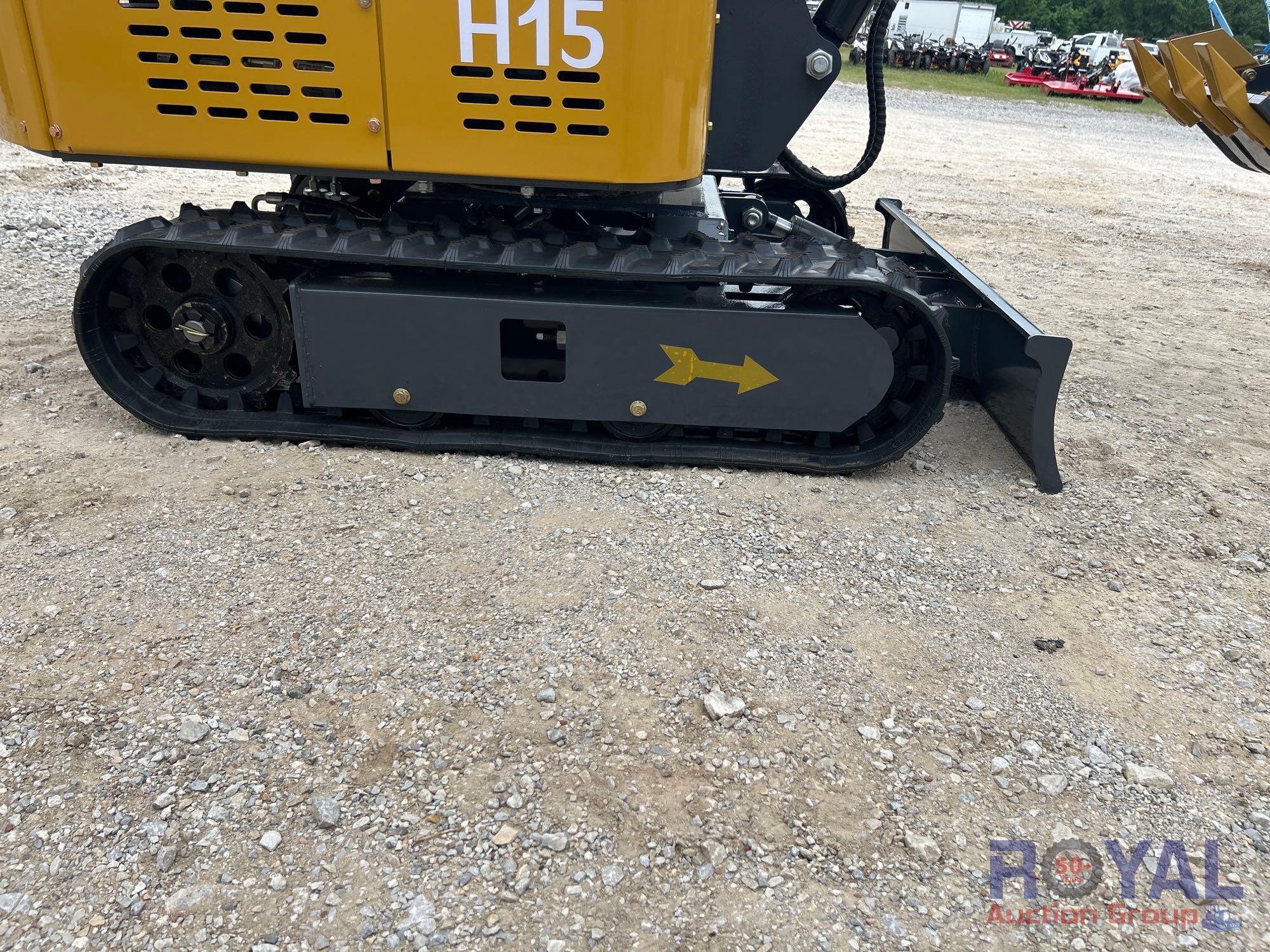 2024 AGT H15 1.5-Ton Mini Excavator