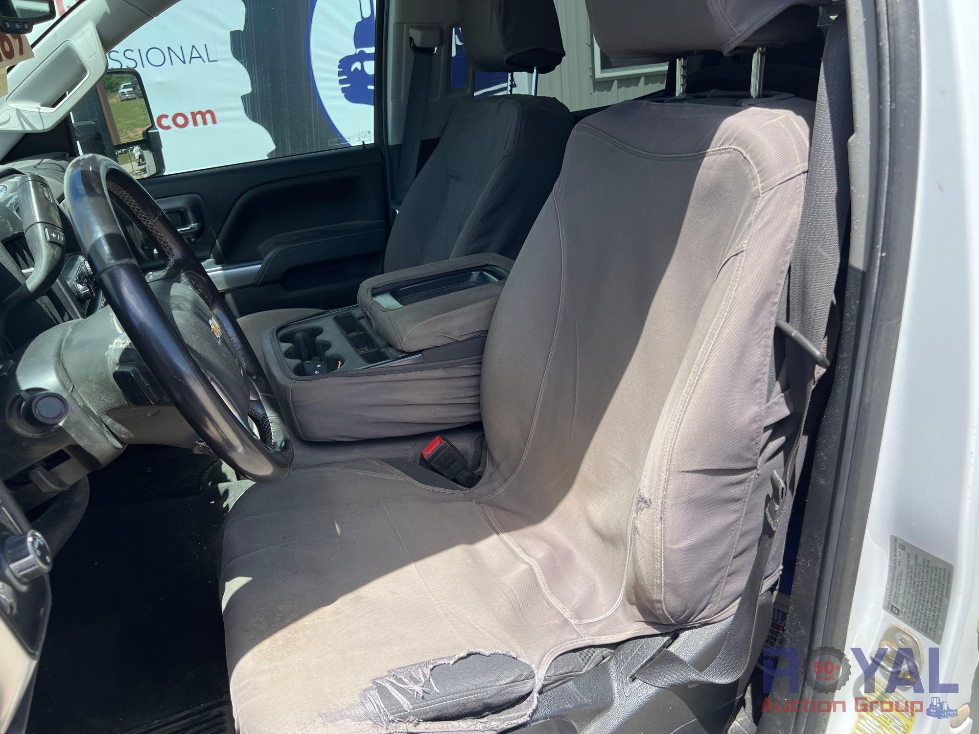 2018 Chevrolet 2500HD 4x4 Crew Cab Diesel Service Truck