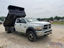 2012 Ram 5500HD 4x4 Crew Cab Dump Truck
