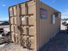 2008 20ft Insulated Shipping Container with AC