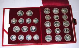 RUSSIA - MOSCOW 1980 SILVER OLYMPIC COIN COLLECTION