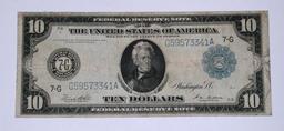 SERIES 1914 $10 FEDERAL RESERVE NOTE