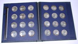 1970 AMERICAN EXPRESS FRANKLIN MINT TREASURY of PRESIDENTIAL COMMEMORATIVE MEDALS - STERLING SILVER