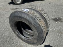 Set of 2 11R22.5 Tires