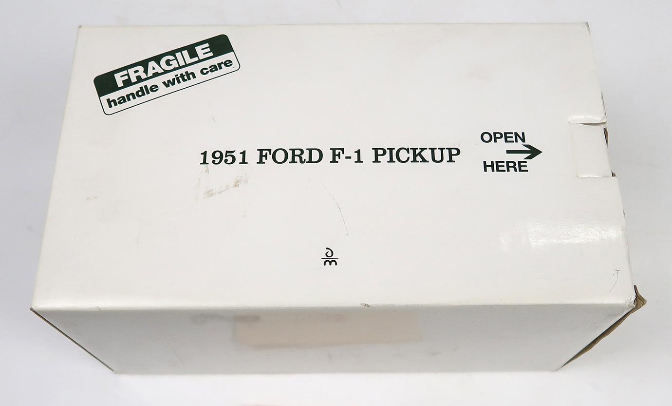 Toy Scale Model, Replica 1951 Ford F-1 Pickup, New In Box, 11" L.