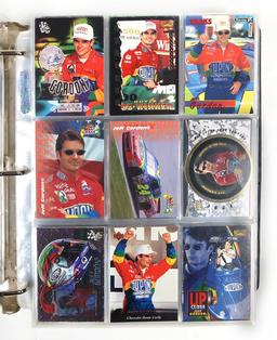 Nascar Trading Cards, over 700 in album by various makers, the majority com