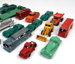 Various Toy Cars (20), Trucks/Trailers mfgd by Tootsie, A Budgie Toy, Midge
