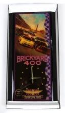 Brickyard 400 Ltd Ed Jebco Clock, 1268 of 5000. New In Box, 23" L.