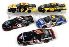 Action Cars (5), die-cast, no boxes, VG to Exc cond, 7" L.
