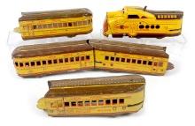 Toy Train (5), Marx Tin Litho Windup Train Engine Union Pacific M10005 with