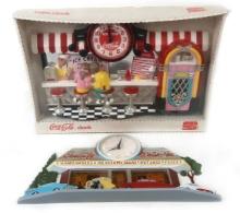 Collectibles (2), Coca-Cola Clock Family Drive-In Burwood Made in USA 1988