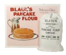 Advertising Pancake Flour Counter Display, Blaul's Pancake Flour "Delicious