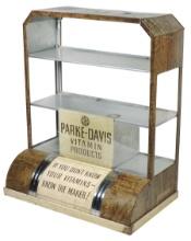 Parke-Davis Vitamin Products Counter Display Case, 1920's Deco style in for
