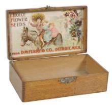 Flower Seed Box, Choice Flower Seeds from D.M. Ferry & Co.-Detroit, Mich.,