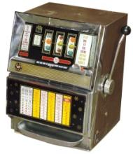 Coin-Operated Slot Machine, Bally Model 956 â€œLow Boy", 25 Cent play, c.19