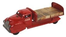 Coca-Cola Toy Delivery Truck, pressed steel, mfgd by Lincoln Toys, c.1950s