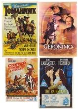 Movie Posters (4), most single sheet Western themes, Tomahawk-1950, Rainmake