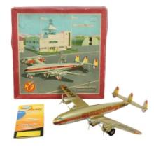 Toy Airplane Model & Booklet (2), Lockheed Constellation for Iberia Airline