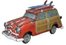 Cooler, hand-made Woody wagon w/surf board rack, made by a Company called "Think Outside",