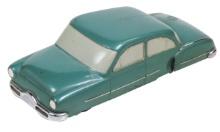 Automobilia, Concept Car Design Model, hand-carved wood block w/turquoise f