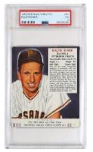 Baseball Card, Ralph Kiner-Outfield Pittsburgh Pirates, 1952 Red Man Tobacc