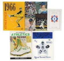 Baseball Official Yearbooks, Scorebooks & Babe Ruth League 1957 Rules and R
