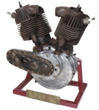 Motorcycle 1929 Harley-Davidson JDL 45ci Engine, 2 cylinder, Ser.#4437, Goo