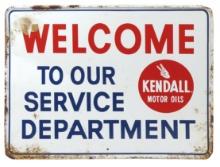 Petroliana Signs (2), Service Department w/Kendall Oils logo & Tiger Fuels