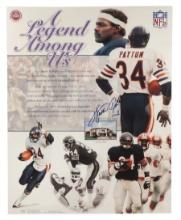 Football Poster, Chicago Bears Hall of Fame Tailback, Walter Payton-A Legen