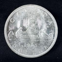 1965 Canada Dollar Silver.