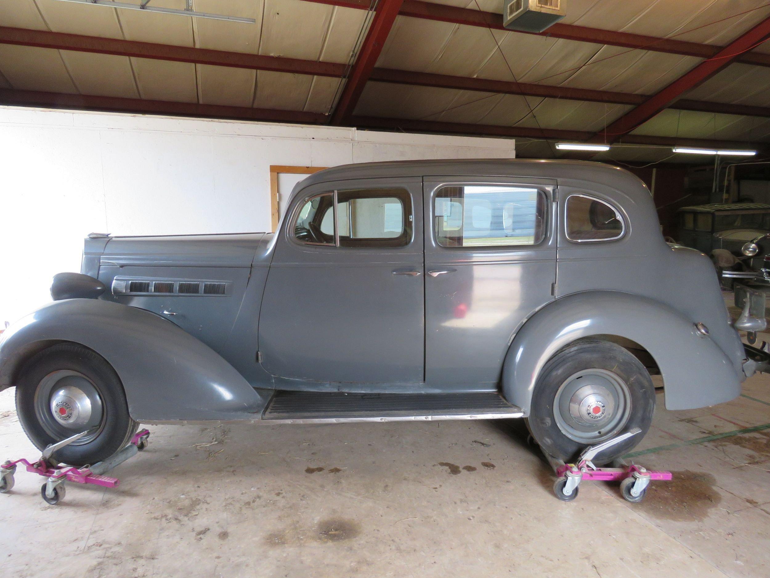 1937 Packard 6 4dr Suicide Sedan